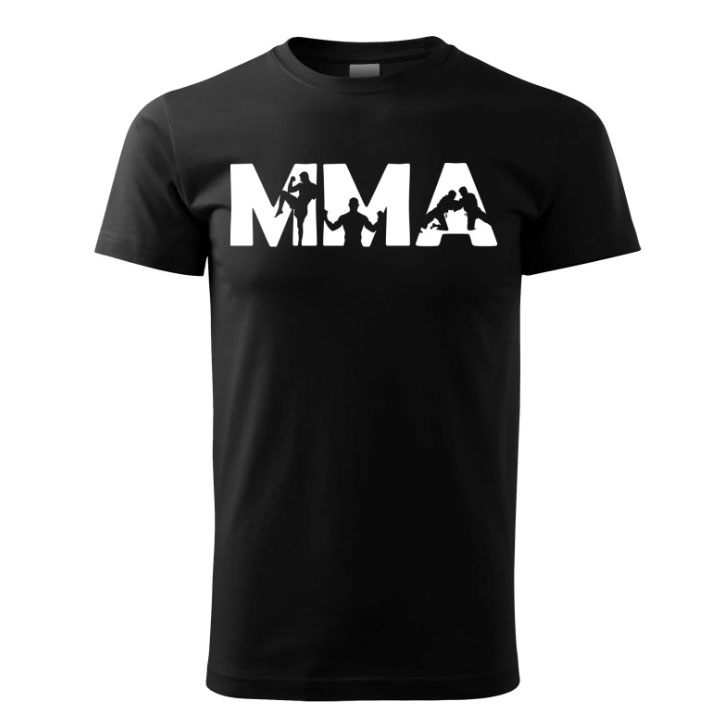 Pánske tričko MMA Sport čierne veľkosť S