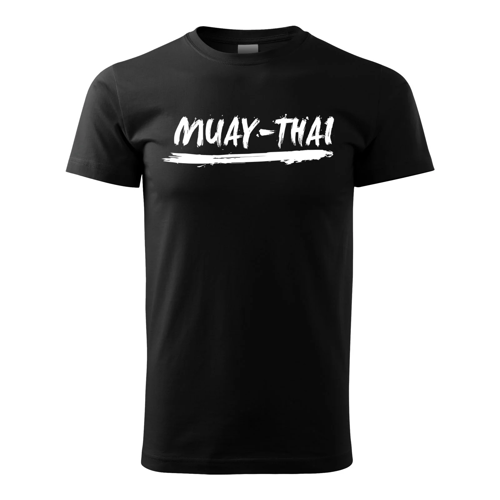 Pánske tričko Muay Thai čierne veľkosť M