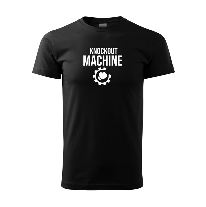 Pánske tričko KO Machine čierne veľkosť M