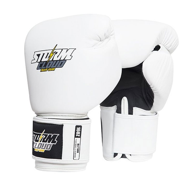 Boxerské rukavice StormCloud Blizzard Classic biele