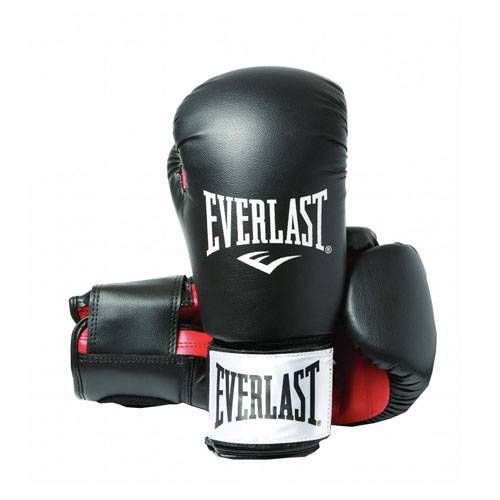Boxerské rukavice Everlast Rodney PU čierne