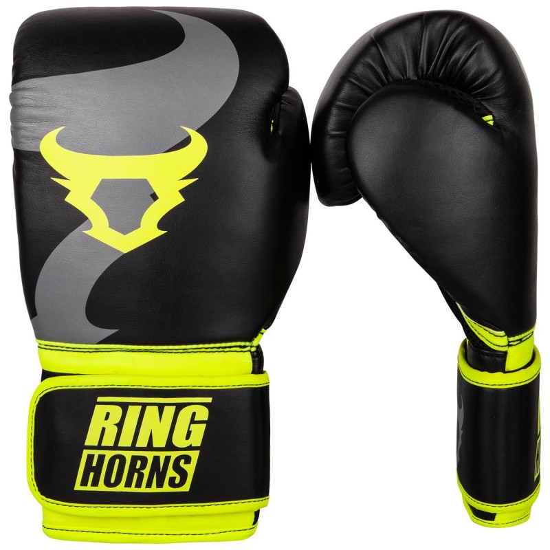 Boxerské rukavice Ringhorns Charger čierno/zelené